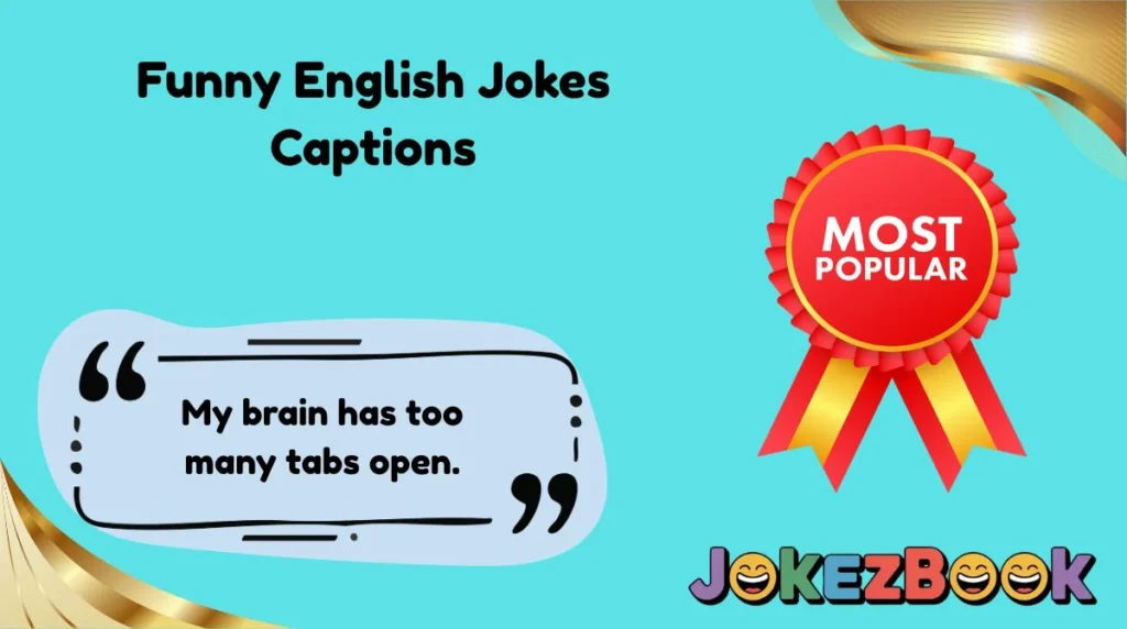 Funny English Jokes Captions