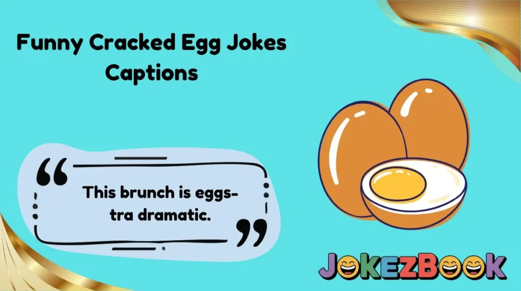 Funny Cracked Egg Jokes Captions