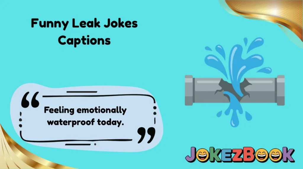 Funny Leak Jokes Captions